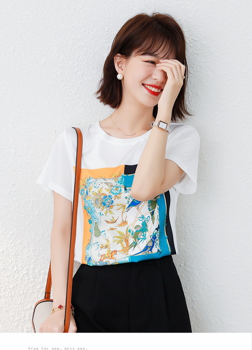 Tシャツ レディース きれいめ 40代 夏 上品 半袖Tシャツ