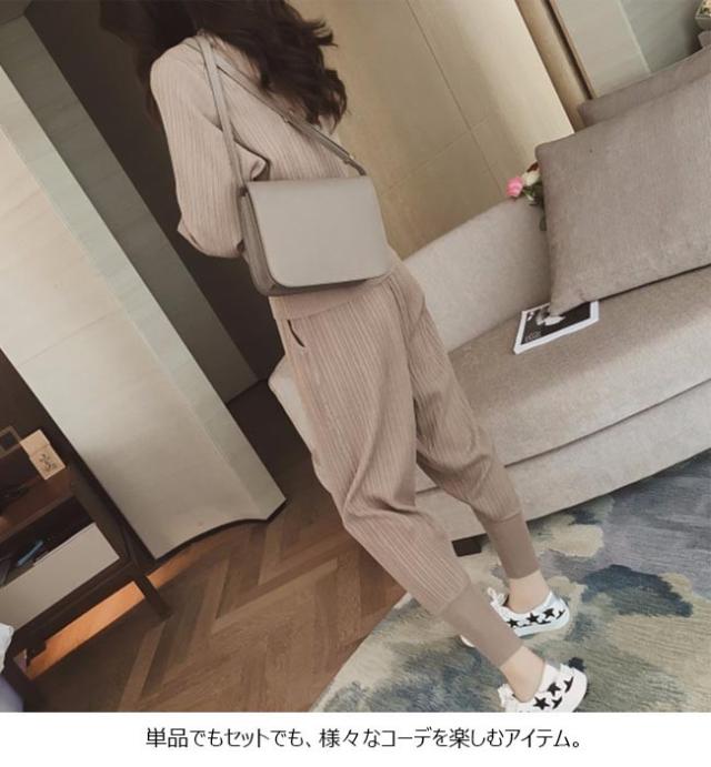 3点セット レディース カーディガン タンクトップ ロングパンツ