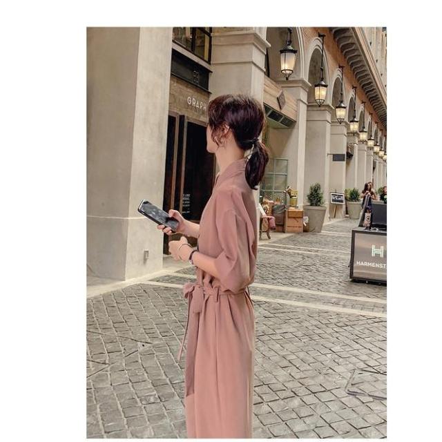 サロペット 20代 30代 40代 50代 コーデ オールインワン レディース ファッション 女性 カジュアル 秋 春 夏服 パンツ カシュクール photo25181-01.jpg
