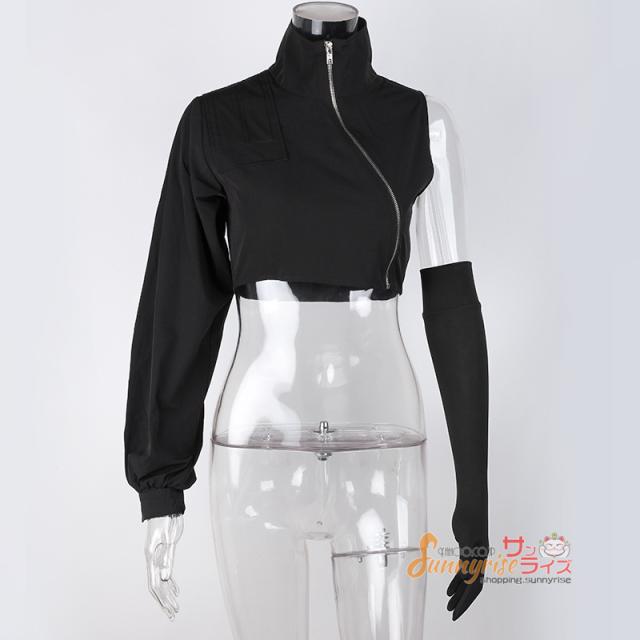 タンクトップダンス衣装 キッズレディース トップス ショート丈T