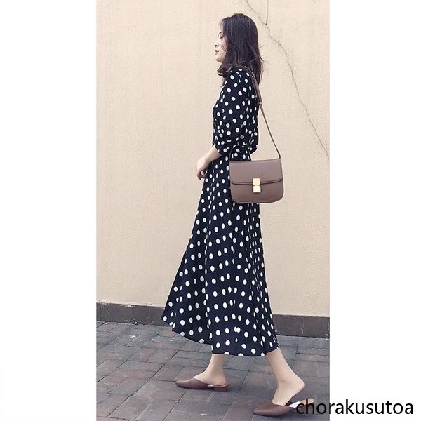 美品：Looks シフォンドットワンピース 40（S） tinsei-store_tinsei0714-nww140
