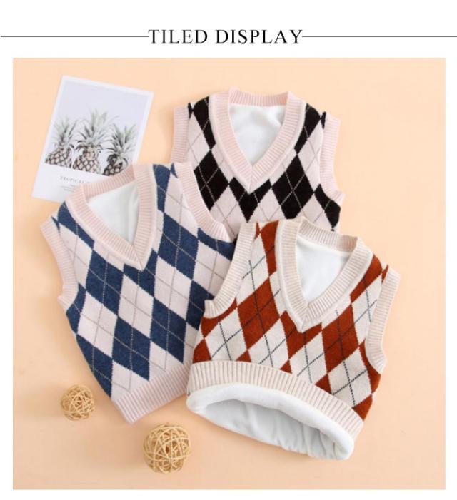 起毛ニットベスト 起毛風ジャカードニットベスト - ピンク/ホワイト | ZARA Japan
