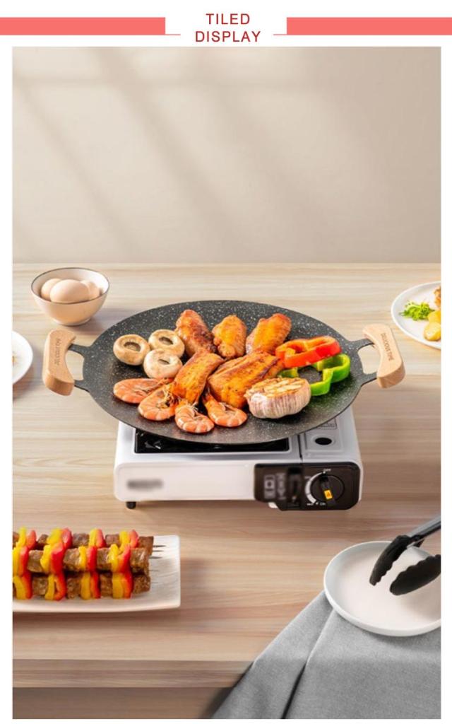 グリドル 鉄板 丸型 30cm 韓国 グリル グリルパン ステーキ 焼肉
