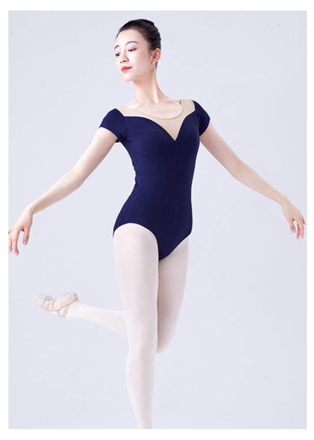 宝塚　レオタード　半袖 バレエ レオタード 半袖 ダンス ヨガウェア 半袖レオタード