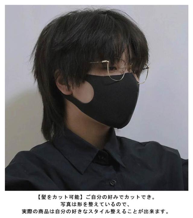 フルウィッグ ウイッグ 人毛100％ メンズ 男性 かつら 自然 ビジネス用