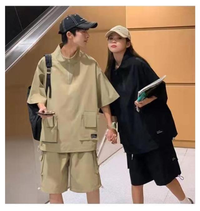 New era 上下セット: ジャージー半袖Tシャツ&カーゴハーフパンツ D5S7117_1200x1200.jpg?v=1749615554
