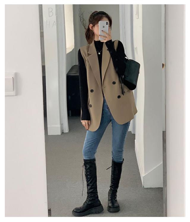 テーラードベスト レディース トップス ブレザー ベスト ジレ