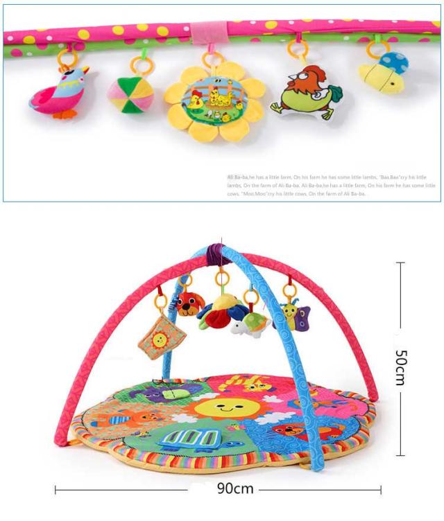 アクティビティプレイジム ベビー用プレイジム プレイマット 女の子