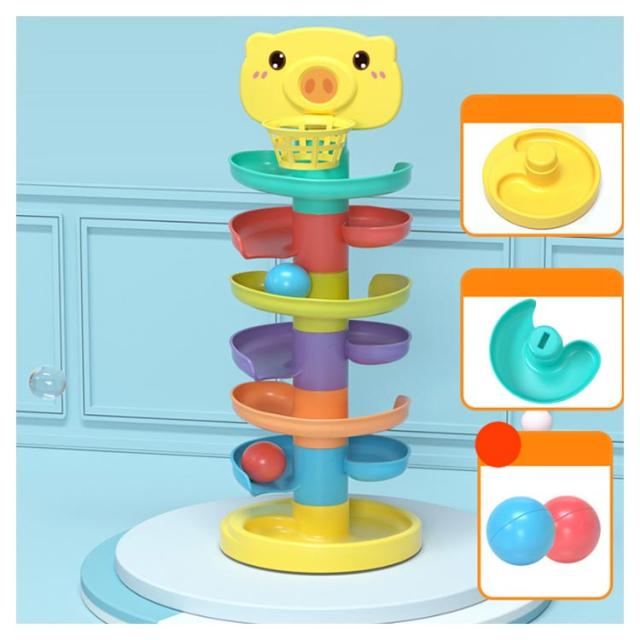 知育玩具 おもちゃ ビー玉転がし スロープおもちゃ ボール