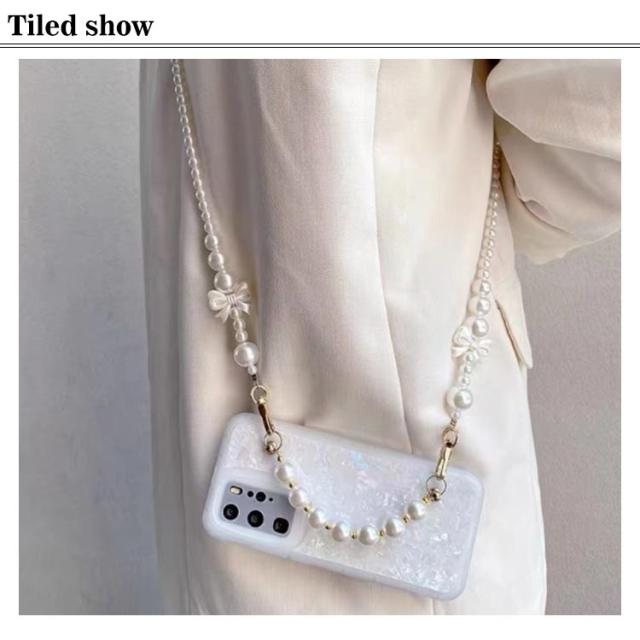 Apple - 専用 インスタ映え ゼブラ柄 パールストラップ iPhoneXケース ゼブラ柄iPhoneケース ストラップ付き ギャル iPhoneケース