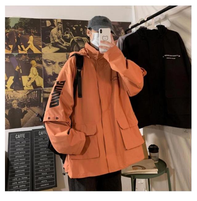 ☆men's フード付き ジャンパー ジャケット 韓国系 春秋 61bpo7uN7KL._AC_SY445_.jpg