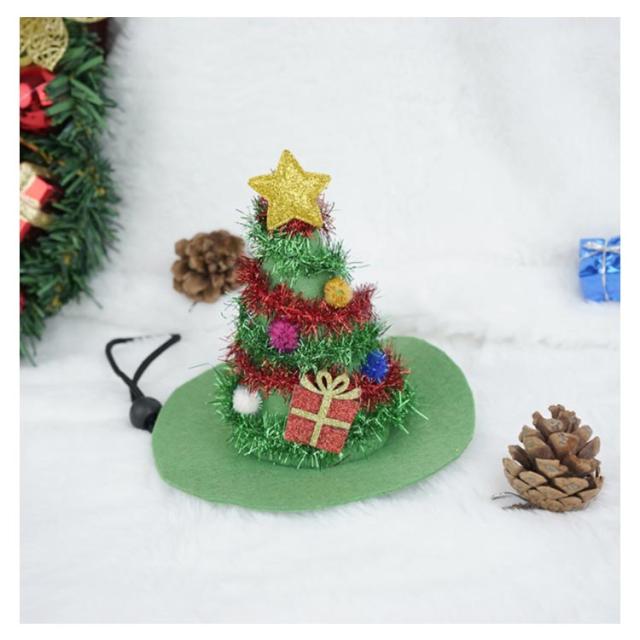 クリスマス コスチューム ペット用 帽子 サンタ帽子 ツリー帽子