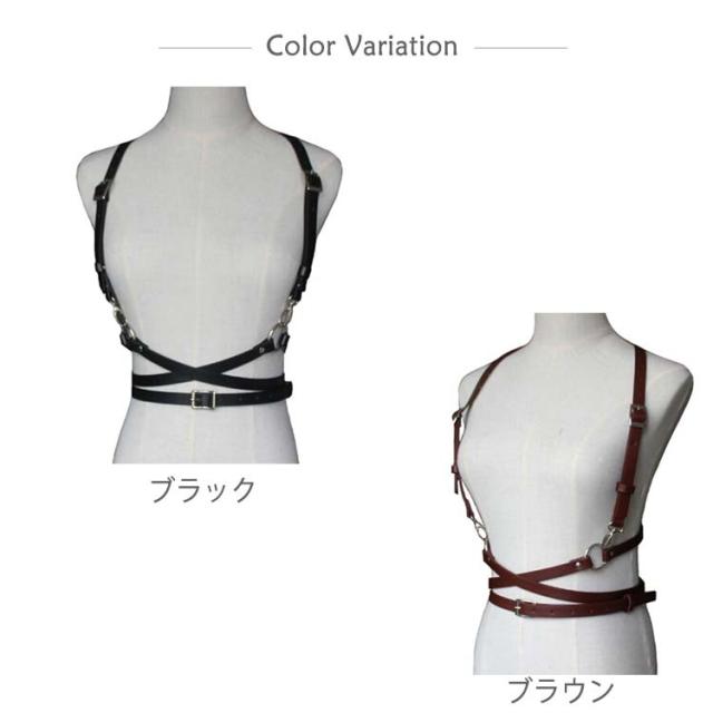 レザー ボンテージ サスペンダー ハーネス パンク ロック V系 お兄系 Amazon.co.jp: ゲイゴスパステルPUレザーガーターベルト
