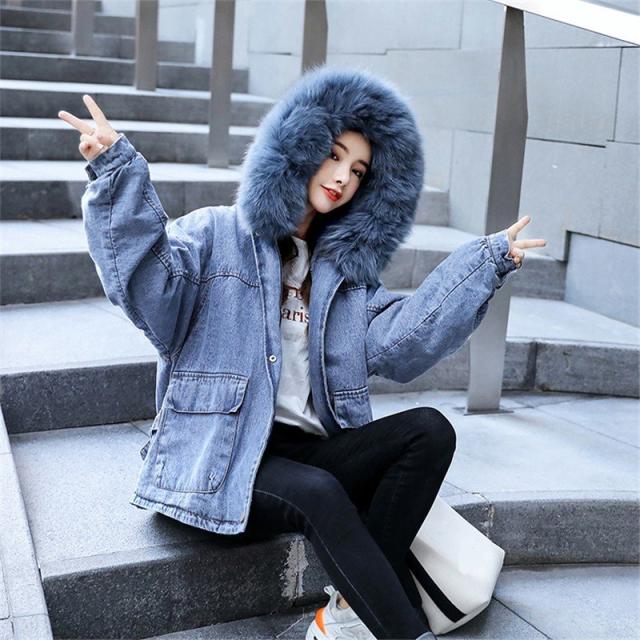 ジャケット ファー付き アウター レディース アウター 裏ボア 厚手 デニムコート デニムコート ボア付き その他アウター コート フード付き 防寒着 ジージャン トップス あった