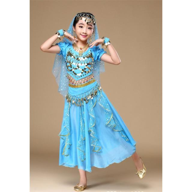 ベリーダンス衣装 セットアップ アラビア 少数民族風 ステージ