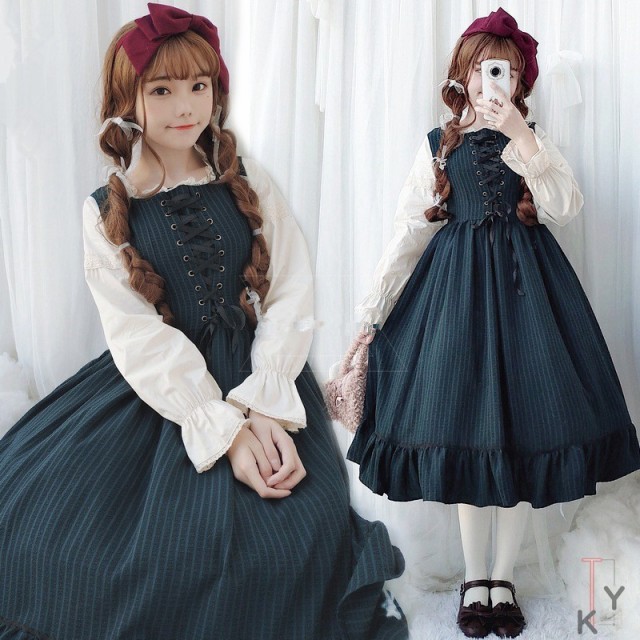 総合ランキング1位 ワンピース ロリータ ワンピース 女装 コスプレ アニメ 森ガール Cosplay Lolita かわいい 学生服 ドレス メイド服 萌え萌え系 メーカー包装済 Www Centrodeladultomayor Com Uy