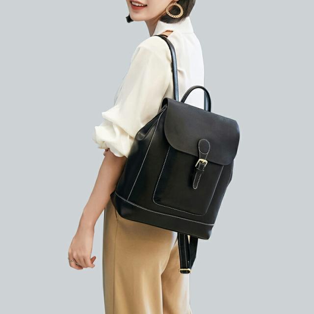 正規品 通勤 バックパック リュック レディース リュックサック 本革 おしゃれ 女子 かわいい 通学 無地 大容量 保証書付 Farmerscentre Com Ng