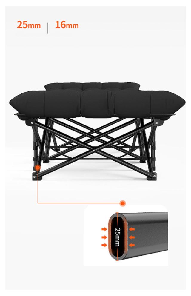 アウトドアコット ワンタッチ式 176*66*47cm 折りたたみ ベッド