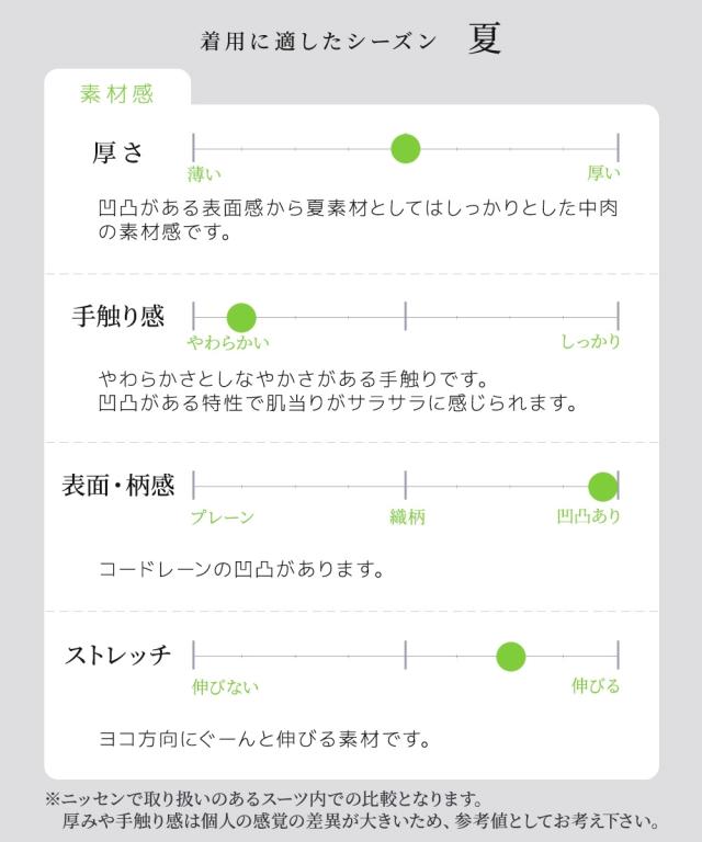 ジャケット テーラード 吸汗速乾 ストレッチ コードレーン 長袖 上下