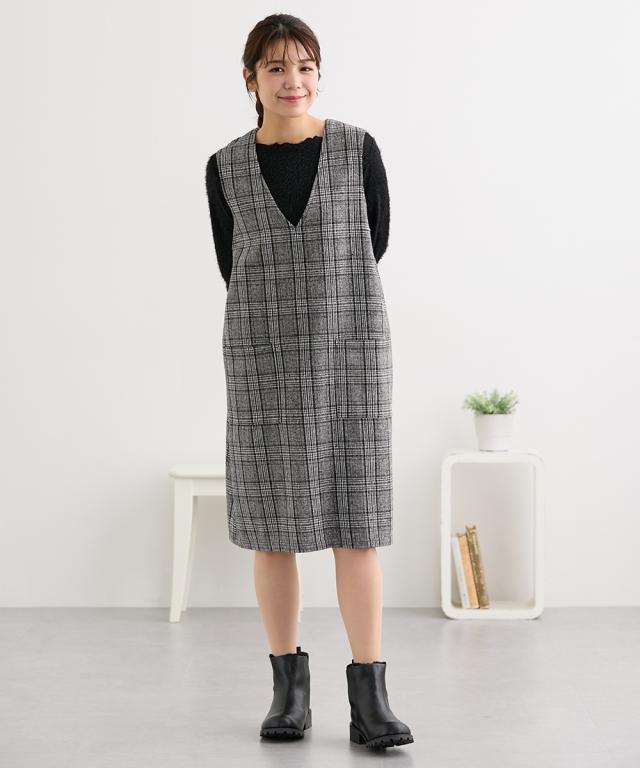 大きいサイズ レディース ゆったり幅広 タンクソールサイドゴア ショート ブーツ ワイズ4E  シューズ 25.0〜25.5cm ニッセン nissen