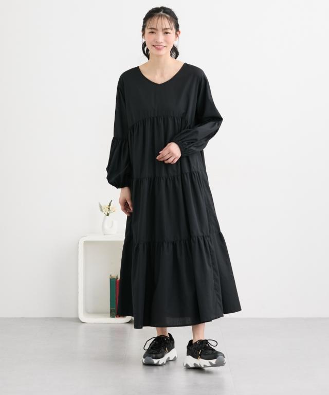 大きいサイズ レディース ゆったり幅広 la farfa SHOES ラファーファ ツイード調 スニーカー ワイズ4E  靴 シューズ 26.0〜26.5cm ニッセン nissen