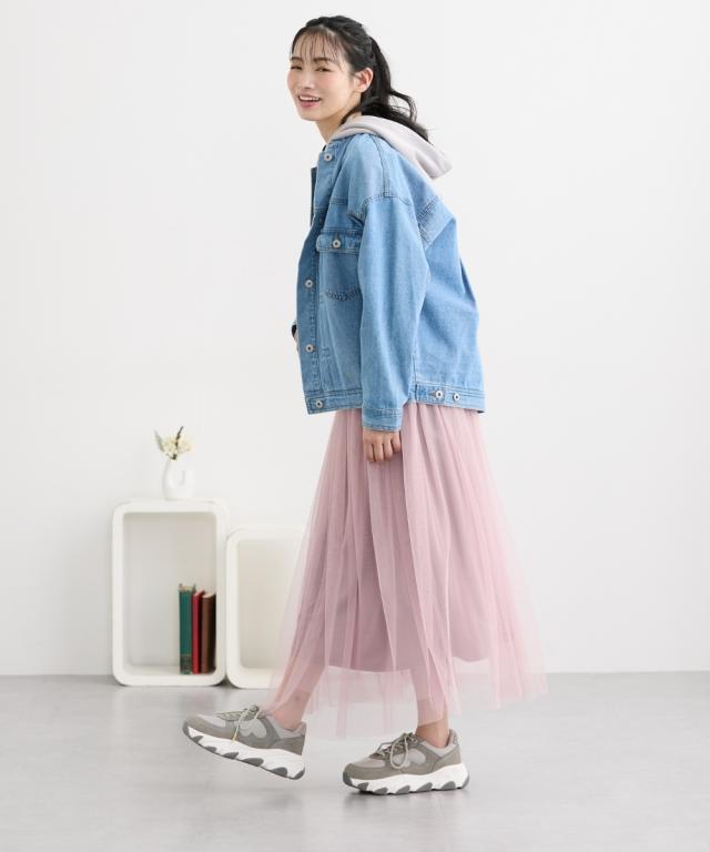 大きいサイズ レディース ゆったり幅広 la farfa SHOES ラファーファ ツイード調 スニーカー ワイズ4E  靴 シューズ 26.0〜26.5cm ニッセン nissen