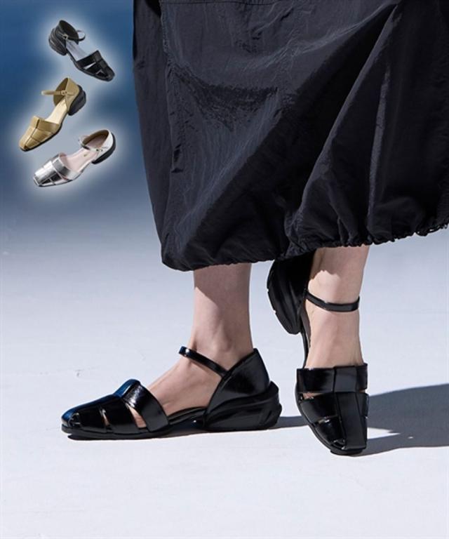 大きいサイズ レディース ゆったり幅広 ACQUA PALETTE アクアパレット セパレートグルカ サンダル ワイズ4E 夏 靴 シューズ  | 25.0〜25.5cm | ニッセン nissen