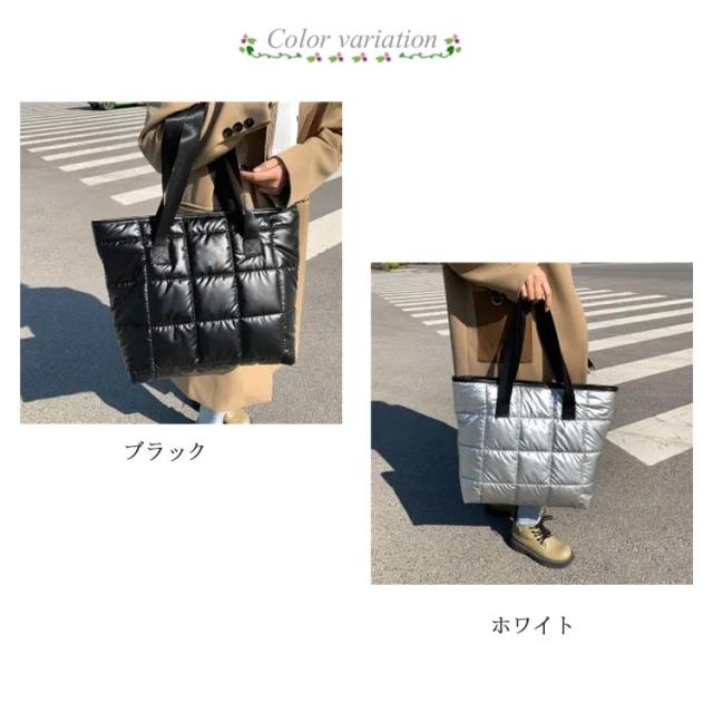 キルティング バッグ トートバッグ レザー 革 合皮 軽量