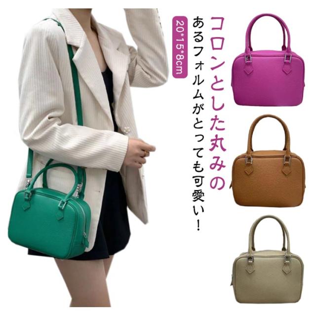 韓国デザイン 高級本革 モードミニハンドバッグ スクエア BAG alice626959-01.jpg