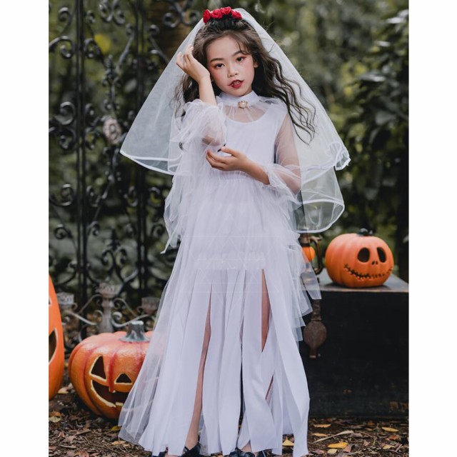 ハロウィン ゾンビ花嫁 コスプレ 衣装 キッズ 仮装 鬼花嫁 子供 ドレス コスチューム 幽霊 鬼 悪魔 魔女 吸血鬼 巫女 Halloween  cosplayの通販はau PAY マーケット - バルデリ | au PAY マーケット－通販サイト