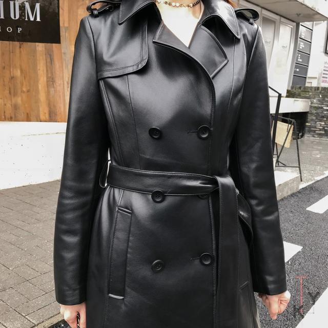 ジャケット レザーコート レディース シープスキン ライダース