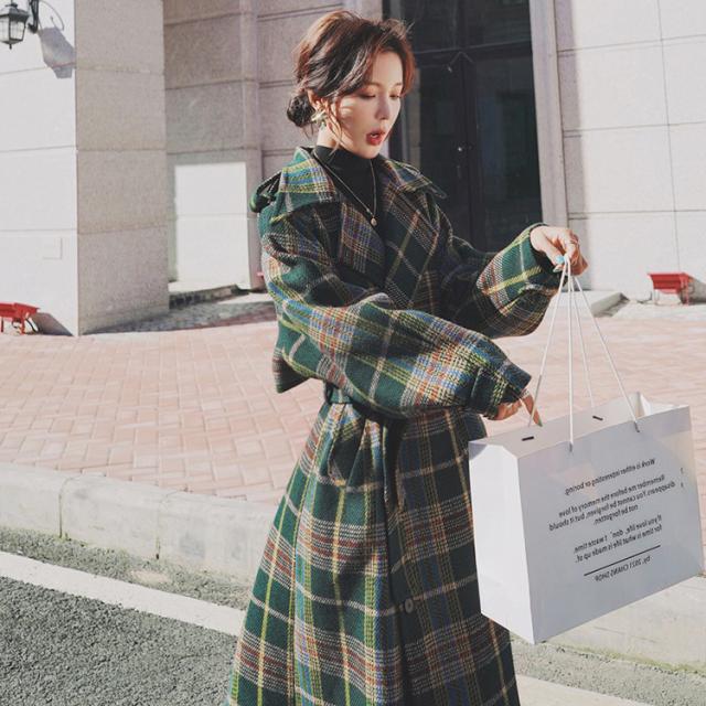 チェスターコート レディース 秋冬 40代 チェスターコート チェック柄