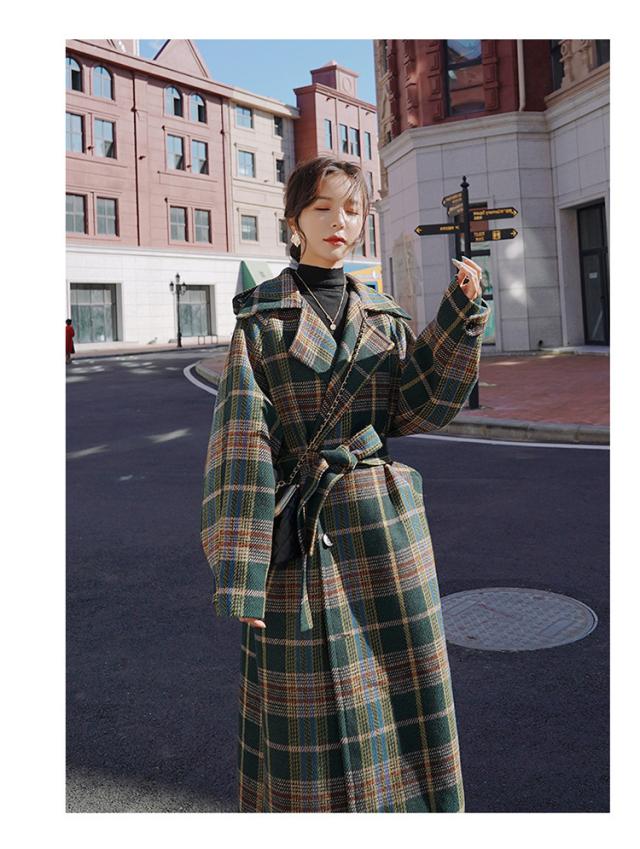 チェスターコート レディース 秋冬 40代 チェスターコート チェック柄