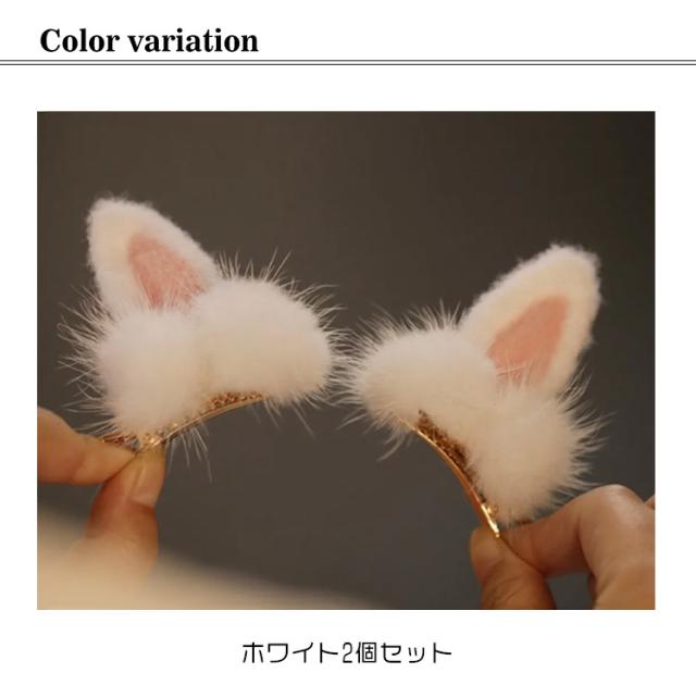 ꫛꫀꪝ【みけ猫】ベビーヘアクリップ　キッズヘアクリップ　ヘアピン 2106brch9_1.jpg