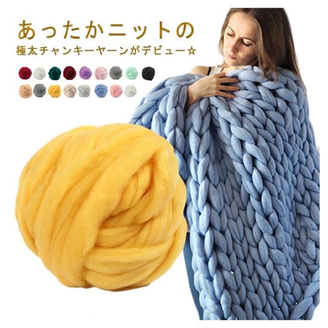 チャンキーニット 幅約2cm 毛糸 ヤーン ニットヤーン チャンキーヤーン ブランケット ソファカバー クッションカバー ペットベッド 座り布団 手芸 極太毛糸 毛糸 楽天市場】新生活 チャンキーニット 幅約2cm 毛糸 ヤーン ニット