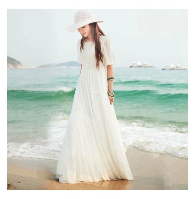 新品 マキシワンピース シフォンワンピース ドレス マキシ丈ワンピース 通勤 結婚式 白 ホワイト 春 ロング ノースリーブ マキシワンピ ワンピ 希少 大人気 Farmerscentre Com Ng