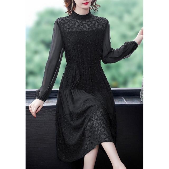 Very Brain レース パフスリーブ ロングワンピース Very Brain レース パフスリーブ ロングワンピース - メルカリ