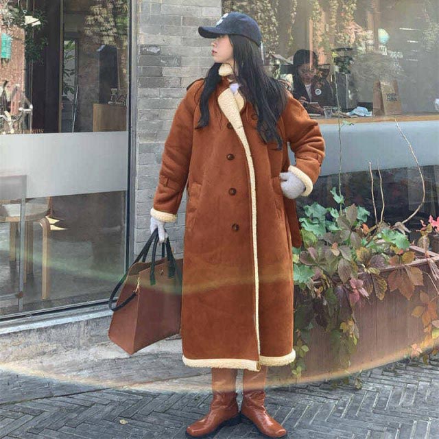 ロングコート ムートンコート フェイクムートン コート ロング 裏ボア