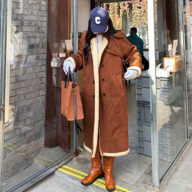 ロングコート ムートンコート フェイクムートン コート ロング 裏ボア