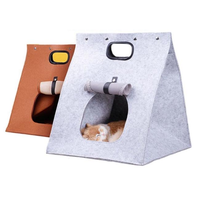 犬猫兼用 持ち手付き 折りたたみ簡単 ペットキャリ ハウス 持ち手付き 折りたたみ簡単 犬猫兼用 ハウス ペットキャリ