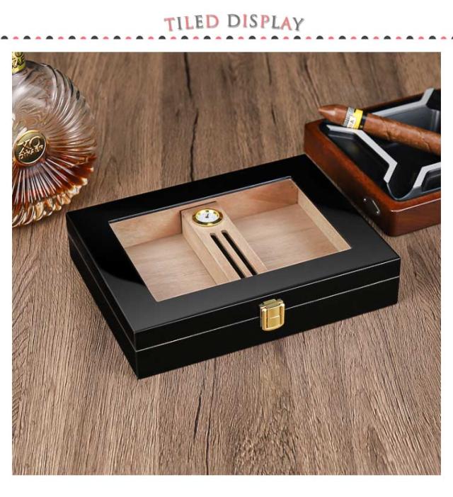 シガーボックス保湿ボックスシダーウッドシガーキャビネット、シダー