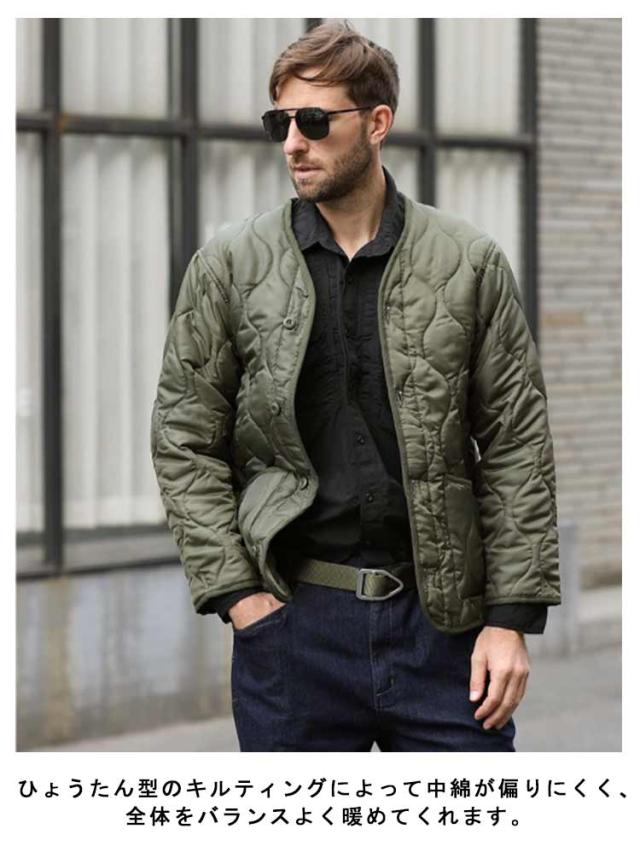新品未使用　ノーカラーLLBean　キルティングライトジャケット fred-sj8132s1.jpg