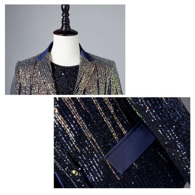 スーツ メンズ ジャケット ステージ衣装 きらきら グラデーション