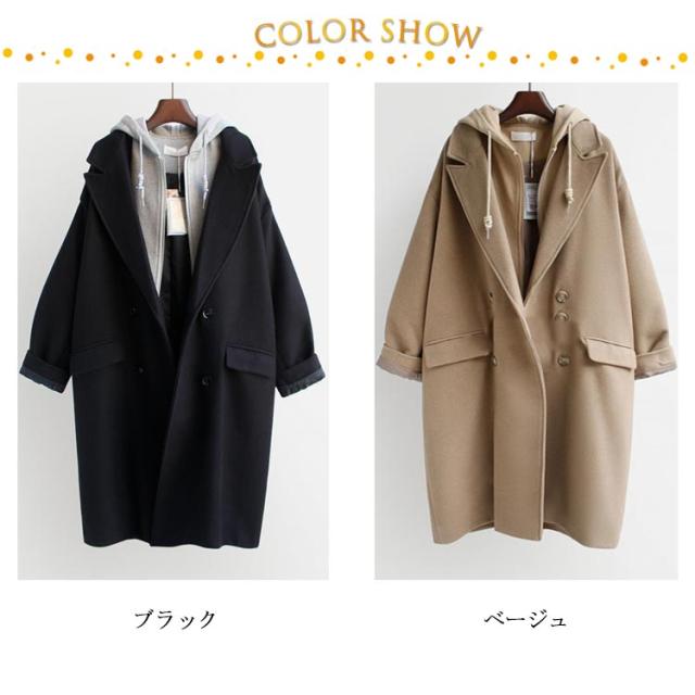 チェスターコート レディース ロング 秋冬 大きいサイズ