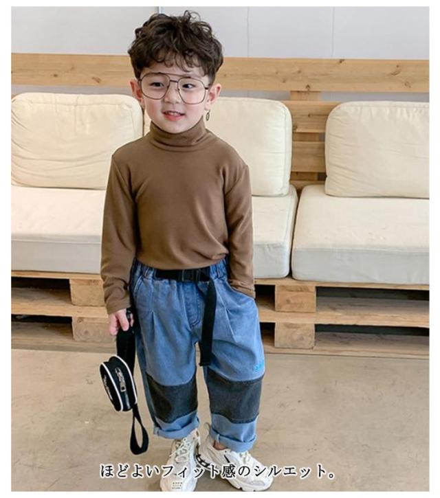 ３点セット　男の子長袖シャツ キッズ 長袖カットソー 秋冬 ブルー 3点セット 男の子長袖シャツ キッズ 長袖カットソー 秋冬