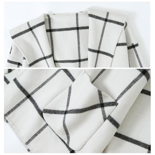 ウールコート フードジャケット レディース ウール混 アウター ミドル