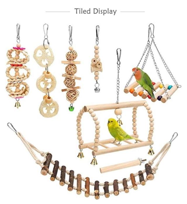 326 吊り橋 はしご 止まり木 バードトイ 鳥 インコ 小動物 猛禽類