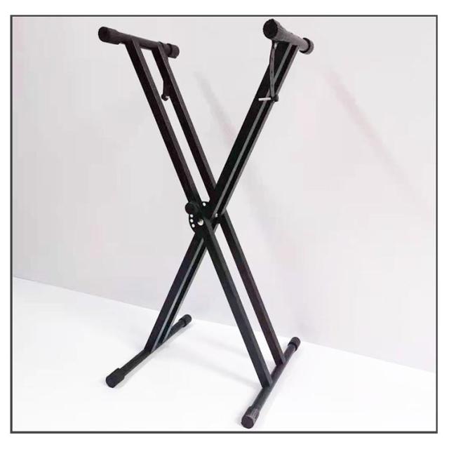キーボードスタンド　折りたたみ キーボードスタンド X型 7段階高さ調節 折りたたみ 折り畳み