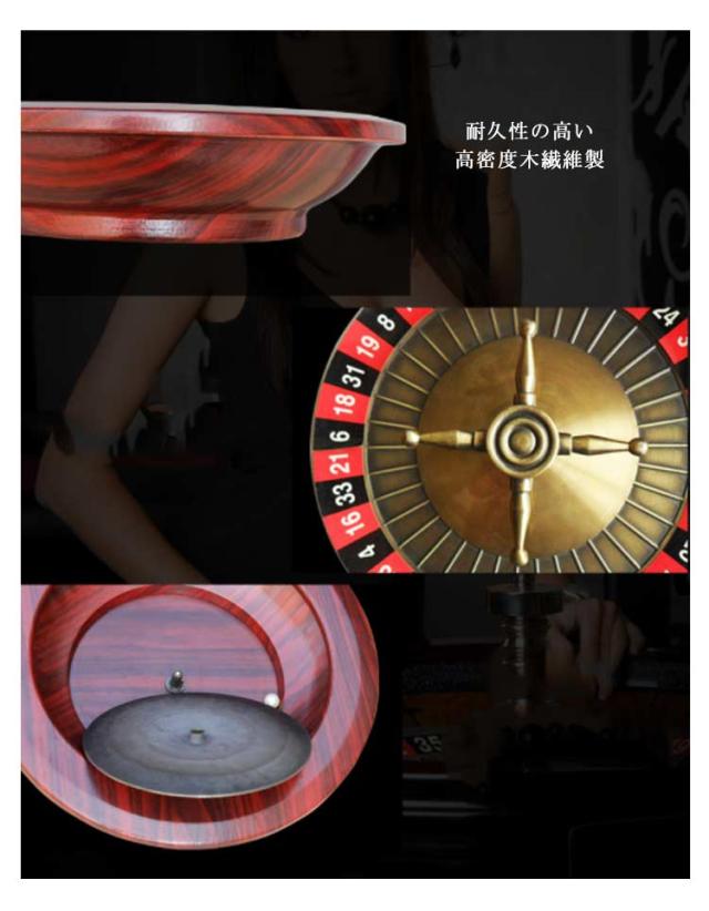 カジノルーレット ルーレットゲーム 直径30.5cm ボードゲーム ホーム