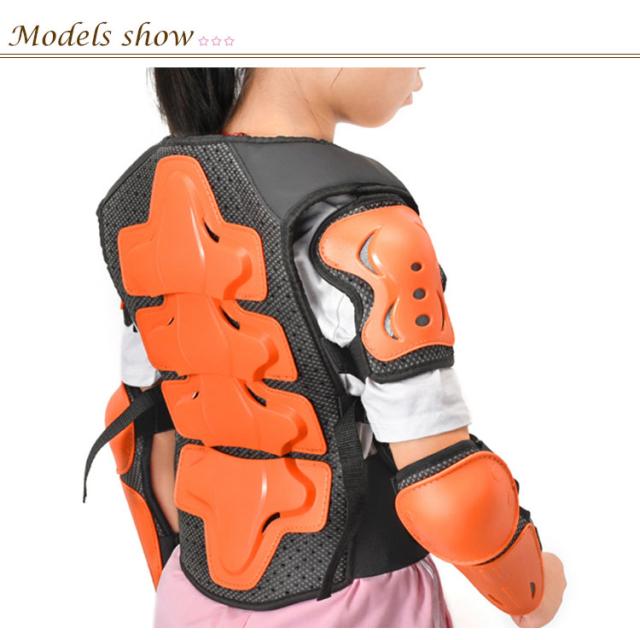 キッズ用 Fox 胸部プロテクター & evs肘、膝プロテクター セット